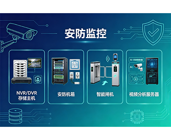 安防监控散热风扇｜NVRDVR存储主机智能闸机视频服务器散热风扇方案