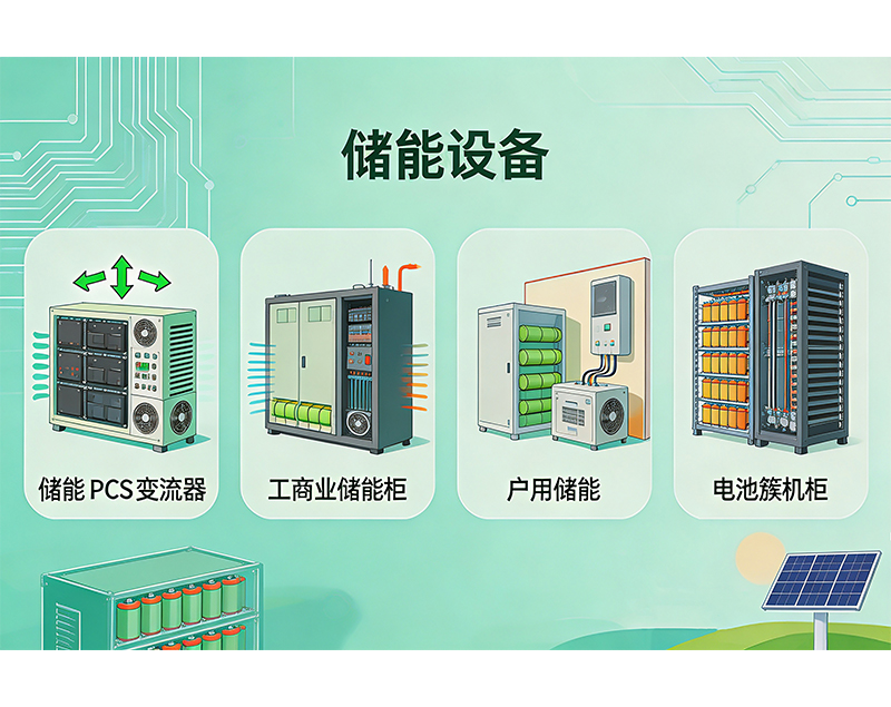 储能设备散热风扇|工商业储能柜 PCS 变流器电池簇散热风扇型号大全