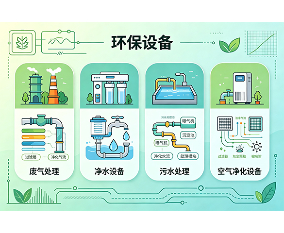 环保设备散热风扇｜废气污水处理空气净化设备电控散热风扇方案