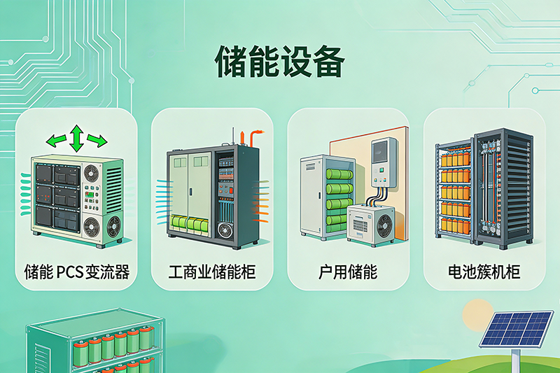 储能设备散热风扇｜工商业储能柜 PCS 变流器电池簇散热风扇型号大全